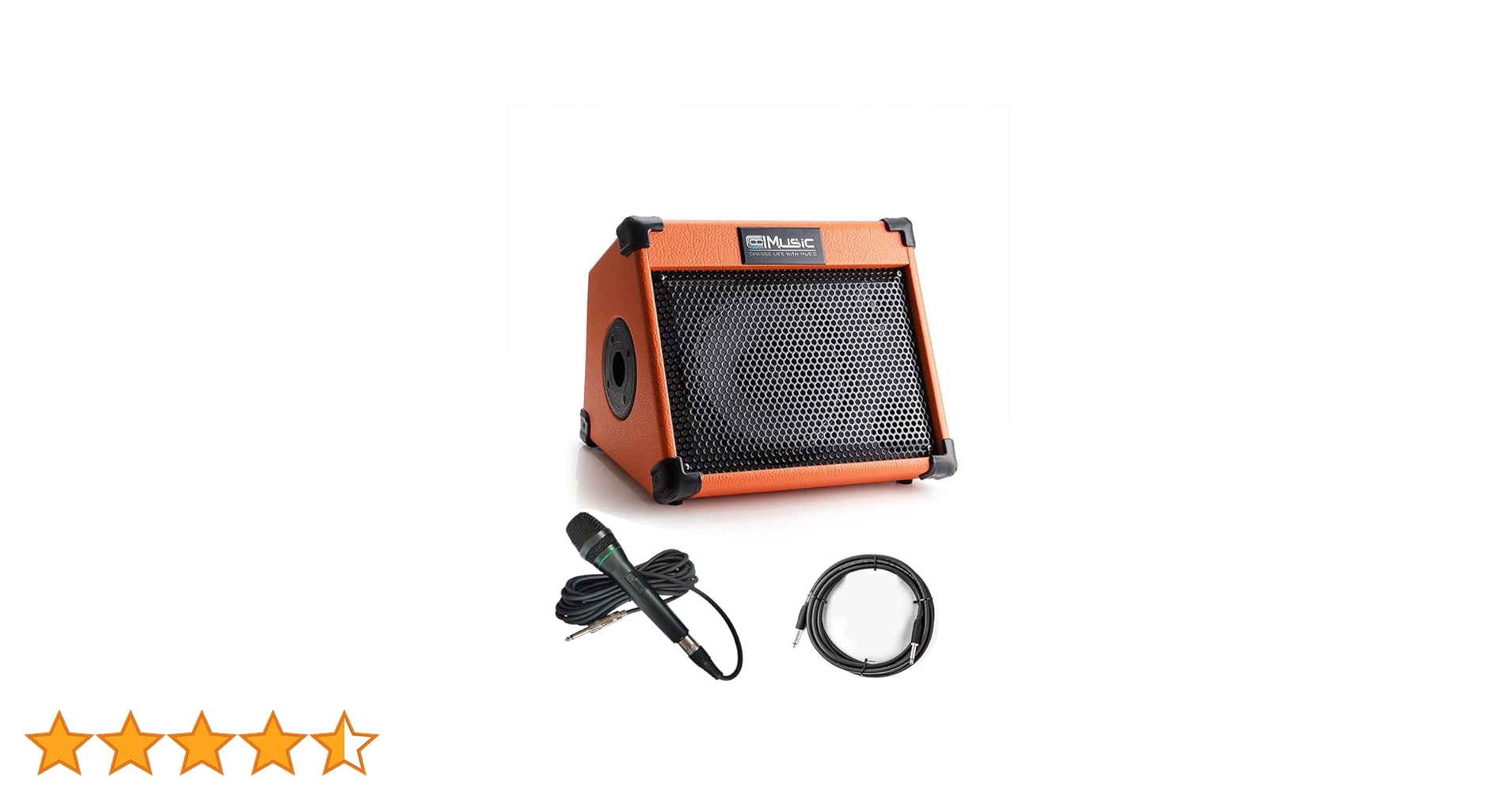 Coolmusic Acoustic Guitar Amplifier, with 3-Year Warranty